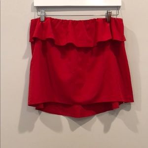 Free People Red Tube Top